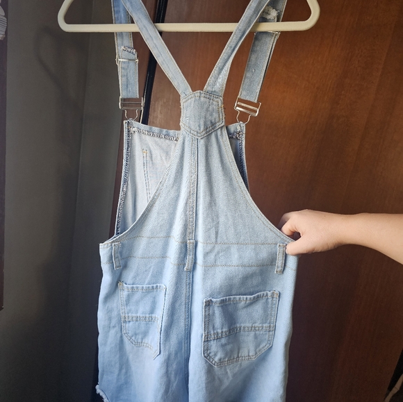 Light blue denim jumpsuit - Picture 2 of 3